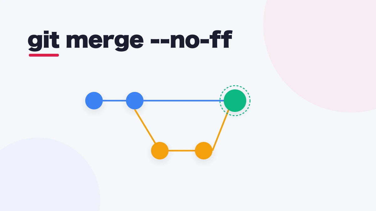 git merge --no-ff